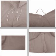 Raincoat with sleeves and hood MAXIMA, Grey /60041007/