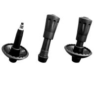 Trekking pole MAXIMA, telescopic, up to 135 cm, Red /60030003/