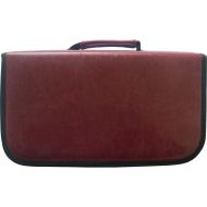 Artificial leather case for 128 CDs /140431/