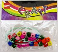Wooden beads for bracelets and necklaces /220773/