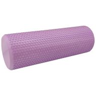 Foam roller for pilates and yoga MAXIMA, textured surface, 45 x Ø15 cm, Purple /30001601N/