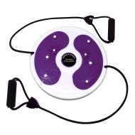 Диск за въртене MAXIMA, 28 см, С ластици, Бял с лилав /31020401/