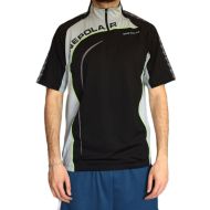 Cycling T-shirt ONEPOLAR, quick-dry, Black with Grey, Size XL /PO292204