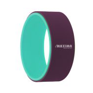 Yoga wheel MAXIMA, Ø32.5 x 12.5 cm, Purple/green /30002704/