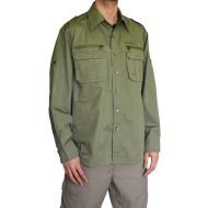 Cotton shirt ONE POLAR, Dark Green, Size XL /PO270104