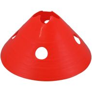 Marking cone (hat/disc) with holes 30 x H14 cm, red MAXIMA /20088404/