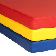 Gymnastics mat MAXIMA, foldable into 3 sections, 180 x 60 x 5 cm, PU leather, EPE filling /300067/