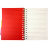 Notebook B5 TIPTOP, 150 sheets, wide ruled, double cover, yellow paper /170096/