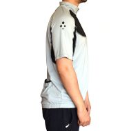 Cycling T-shirt ONEPOLAR, quick-dry, Grey with Black, Size L /PO292103