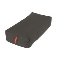 Vipassana yoga cushion MAXIMA, 62 x 30 x 20 cm, Grey /30008501/