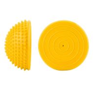 Balance massage half sphere MAXIMA, Ø16.5 cm, Yellow /20071001/