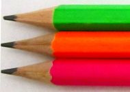 Graphite pencils with eraser Tip Top, neon, 12 pcs in PVC box /120012/
