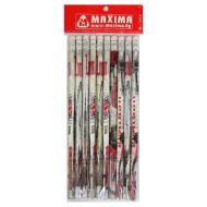 Graphite pencils HB with eraser, set of 10 with pictures /120001/
