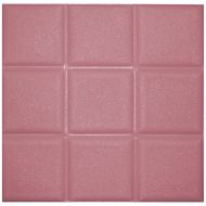 Декоративен 3D панел за стена 30х30 см, Самозалепващ, Розов /51000303/