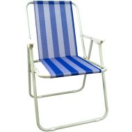 Сгъваем стол MAXIMA, Изработен от стомана и textilene, Дизайн 1 /60023001/