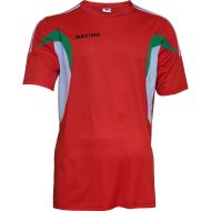 Екип за футбол/ волейбол/ хандбал, фланелка с шорти - червен с бяло и зелено MAXIMA, Размер XL /40011001/