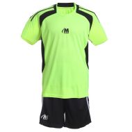 Екип футболен MAXIMA, Електриково зелен, С номер, Размер L, №18 на гърба /40013251/