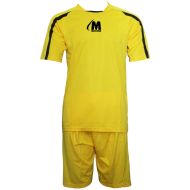 Екип за футбол/ волейбол/ хандбал, фланелка с шорти жълто и черно, Размер M /40018101/