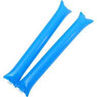 Стикове за аплодисменти, 56 x 6.5 см, Комплект от 2 броя, Надуваеми, Сини /20072203/
