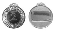 Медал MAXIMA, 4.5 см, За второ място, С трикольорна лента /00017002/