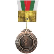 Медал с трикольорна лента MAXIMA, 6.5 см, За трето място /00017303/