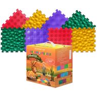 Модулен сензорен килим ORTHO PUZZLE, Микс Савана /270147/