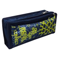 Ученически несесер с 2 основни отделения и 1 джоб TIP TOP, 21х9х6 см, Син с жълт /15075102/