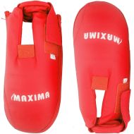 Протектори за стъпала за карате MAXIMA, Червени, Размер XS /40005304/