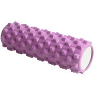Фоумролер за пилатес и йога MAXIMA, 45 х Ф14 см, С грайфери за масажи, Лилав /30004602/