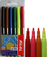Флумастери 6 цвята TIP TOP /190004/