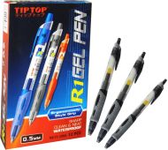 Гел химикалка TIP TOP, С връх 0.5 мм, Черен /110314/