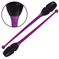 Бухалки за художествена гимнастика MAXIMA, 45.5 см, 150 г, С гумирана глава, Съединяващи се, Лилави /30095302/