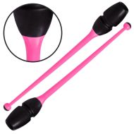 Бухалки за художествена гимнастика MAXIMA, 45.5 см, 150 г, С гумирана глава, Съединяващи се, Розови /30095304/