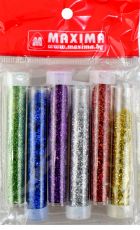 Брокат на прах 6 цвята /150452/