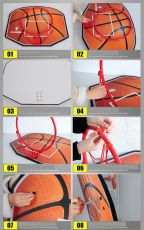 Баскетболно табло с кош MAXIMA, 80х61 см, Дизайн 2 /20095602/