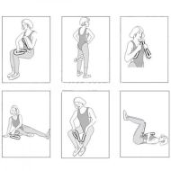 Уред за бедра и ръце MAXIMA THIGH MASTER, Син /31042202/