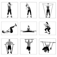 Ластик за тренировка MAXIMA, 202х3.2х0.45 см, 22 кг /310493/