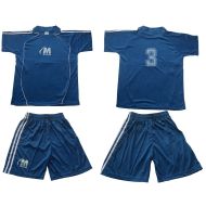 Екип за футбол/ волейбол/ хандбал с номера на гърба к-кт 12 броя синьо и бяло MAXIMA /400105/