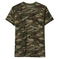 Тениска памучна с камуфлажна щампа